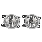 For Honda Odyssey 2018-2020 Bumper Fog Lights Lamps & Bezel Set W/Chrome Trim