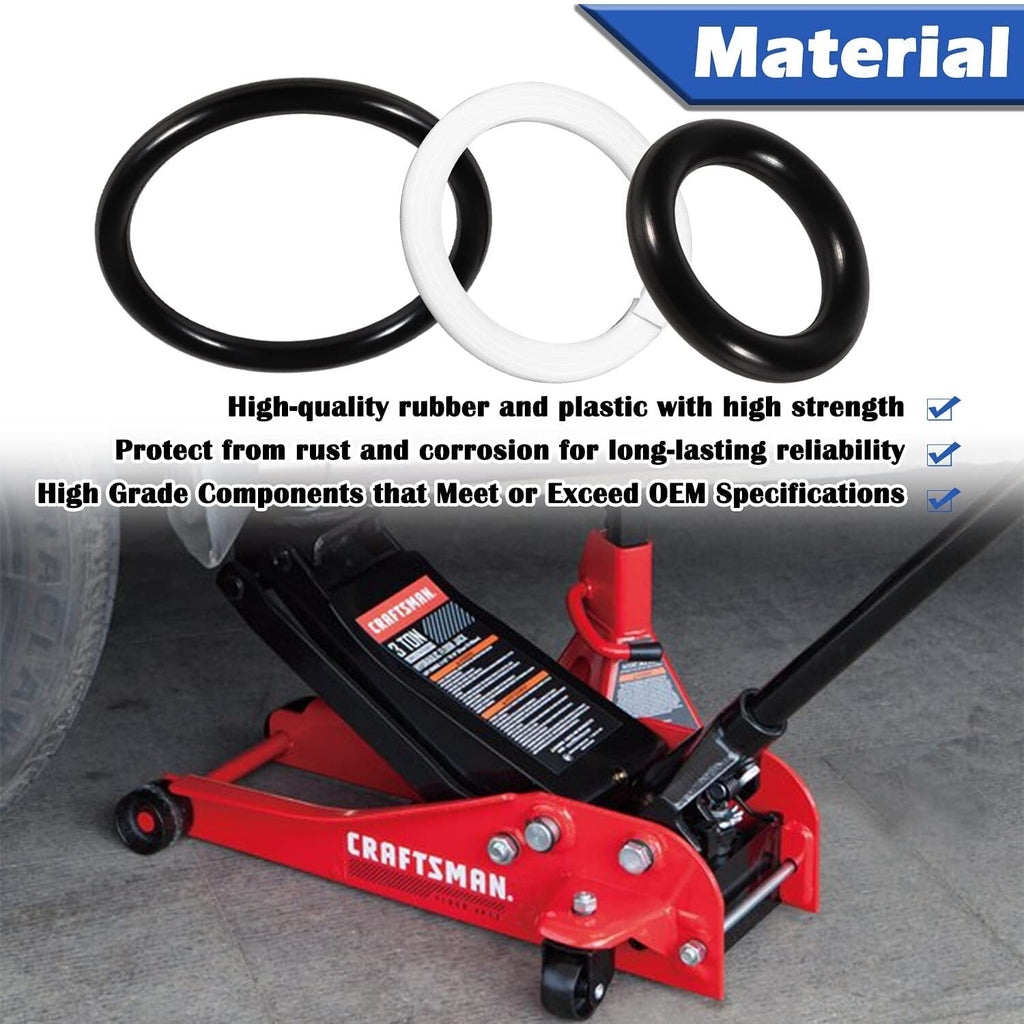 Floor Jack Seal Replacement Kit for Sears, Craftsman, MVP - 214.50136, G-493LWM