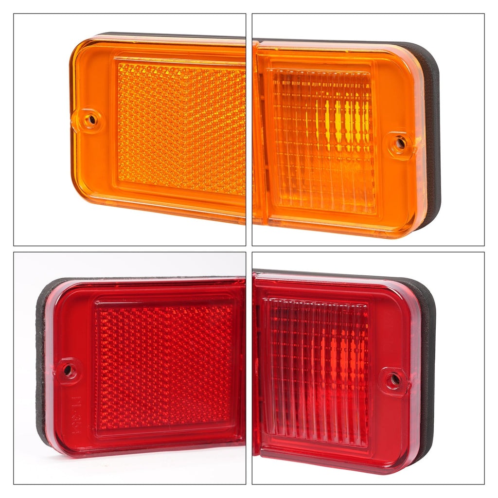 Front Rear Side Marker Lights Set For Chevrolet GMC C/K Pickup Trucks 1968-1972