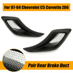 For C5 Corvette Z06 ZO6 1997-2004 LH & RH Rear Lower Brake Duct Scoop Vent Kit