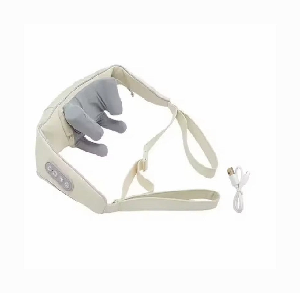 Cordless Neck Massager Heat 6D Shiatsu Neck Shoulder Massager Deep Tissue Back