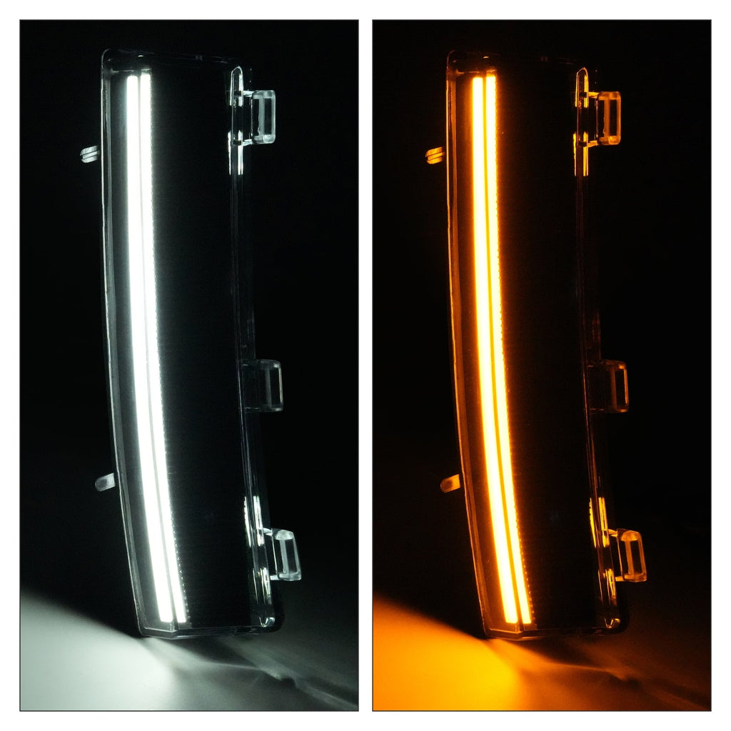 2PCS LED Turn Signal Lights Side Marker Lamps+DRL For Nissan 350Z LCI 2006-2009