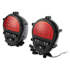 2PCS New For Humvee M998 M35 Black LED Rear Stop Tail Lights Brake Lights Lamps