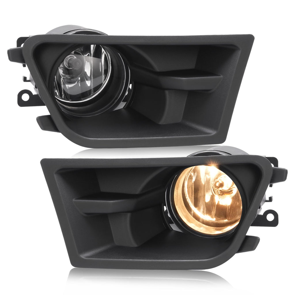 Bumper Fog Lights Driving Lamp & Bezel Left+Right For Ford Mustang 2010-2012