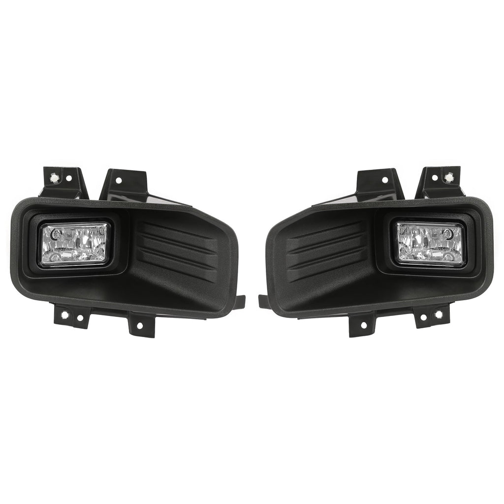 Clear Lens Halogen Fog Lights Lamps Set Pair For Ford F-150 F150 2018-2020