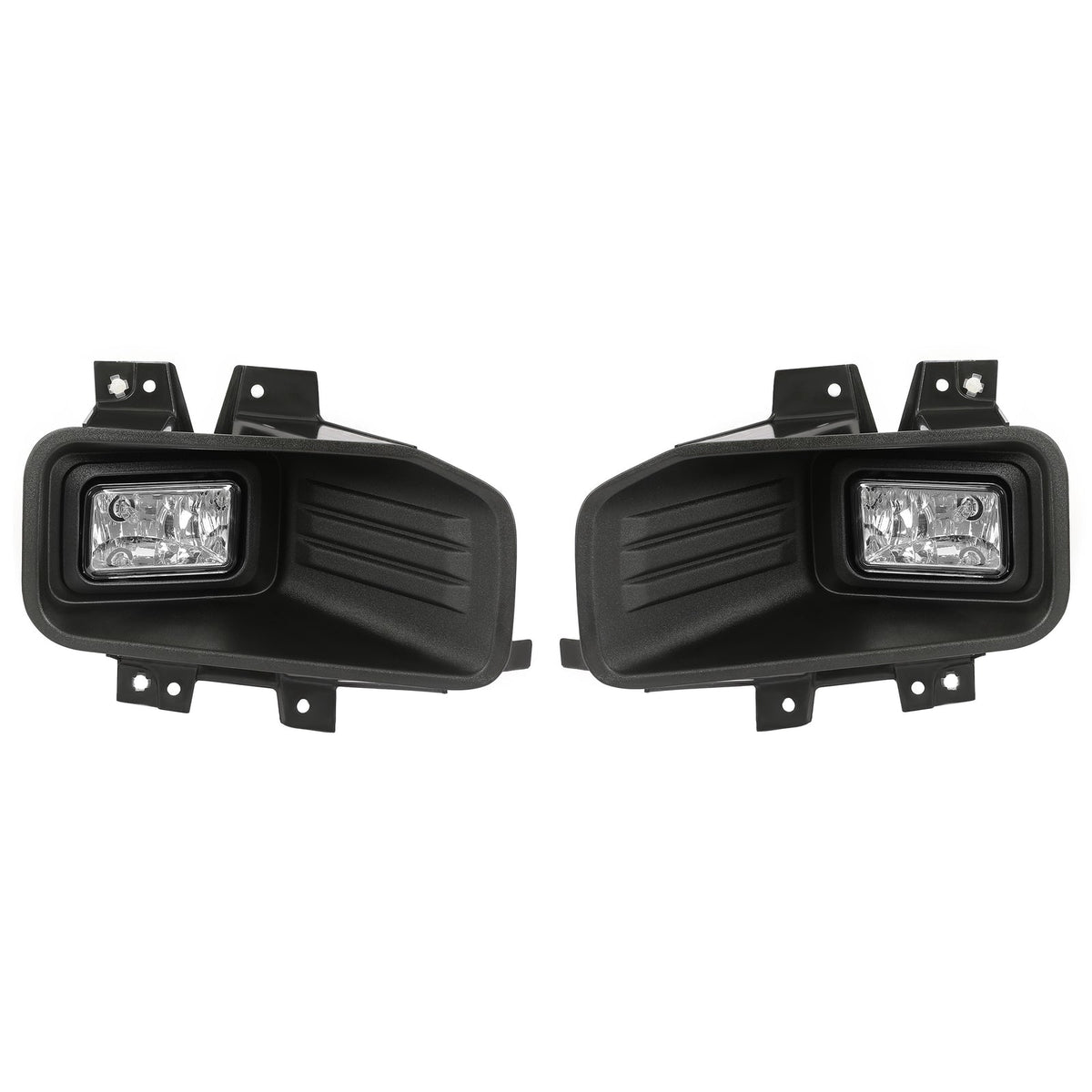 Clear Lens Halogen Fog Lights Lamps Set Pair For Ford F-150 F150 2018-2020