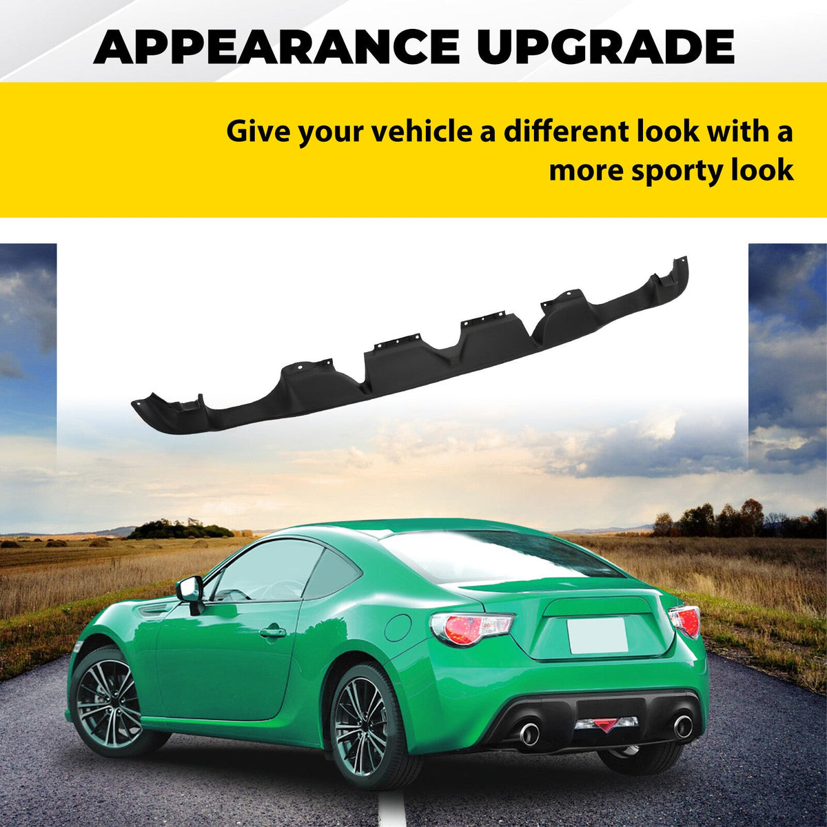 Rear Diffuser Lip For Scion FRS/Toyota 86/Subaru BRZ 2013-2020 Bumper Spoiler