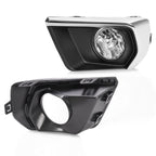 For Chevrolet Colorado 2021-2022 Clear Fog Lights w/ Chrome Bezel Wires Switch