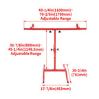 Adjustable T-Bar Spray Painting Stand for Bumpers Fenders Auto Body Repair Tool