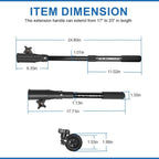 1854107 Trolling Motor Telescoping Extension Handle MKA-43 - Extends 17" to 25"