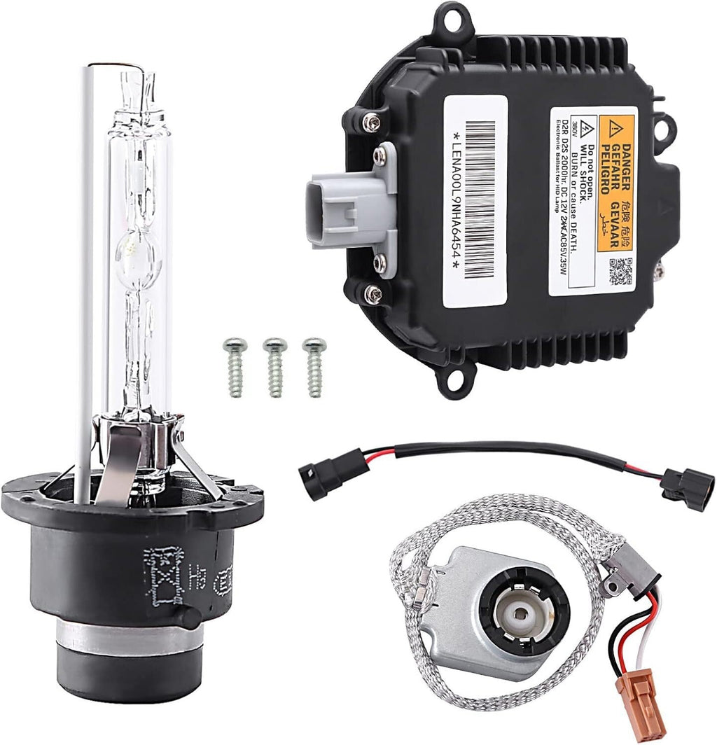 2 Set Xenon Ballast Igniter HID D2S Bulb Kit For 07-15 Infiniti G35 G37 Q40 Q50