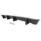 For Ford Mustang 1999-04 4-Fin MDA Style Rear Bumper Lower Diffuser Lip Valance