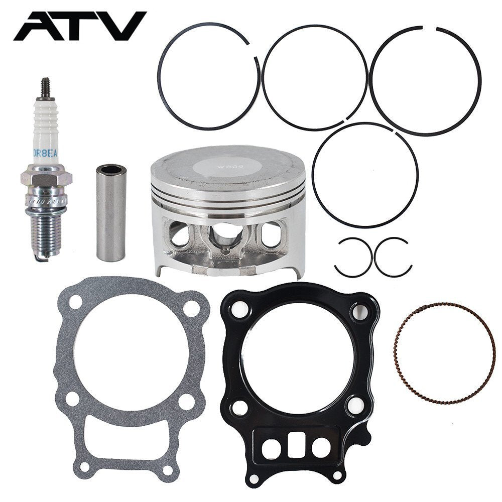 For Honda Rancher TRX350 TRX 350 Piston Rings Gasket Kit Spark Plug 2000-2006