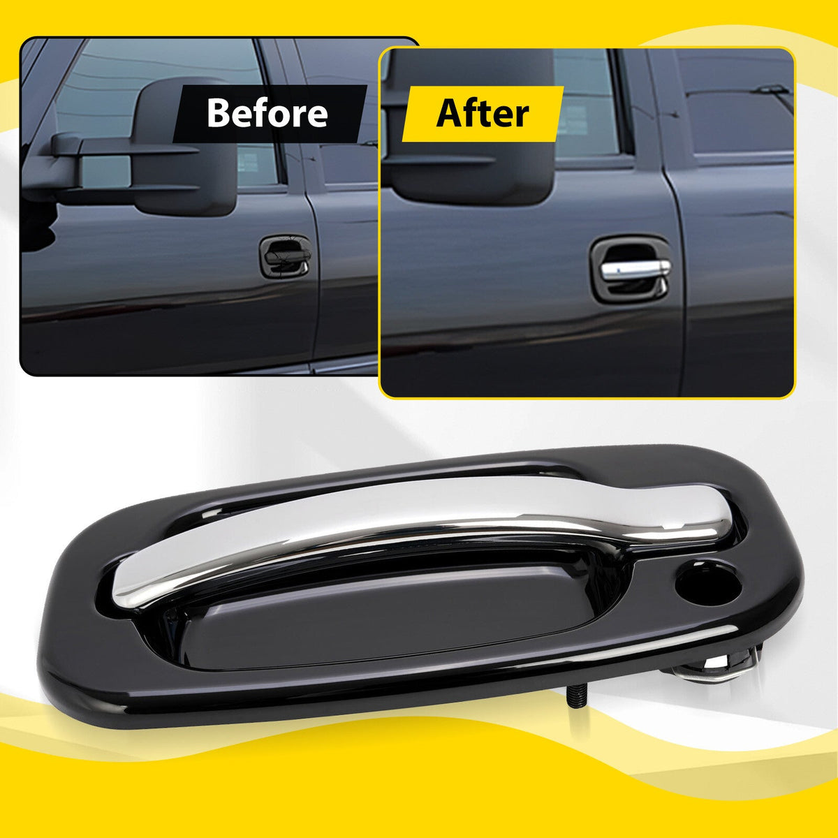 Front Exterior Door Handle LH Side For 99-06 Chevrolet Silverado 1500 GM1310187