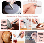 Engraving Pen with 33Bits Electric Cordless Rotary Tools Professional Engraver