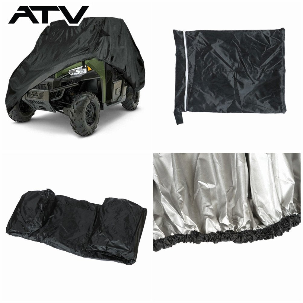 Vehicle Cover For Polaris Ranger XP 1000 900 Premium Waterproof Black UTV