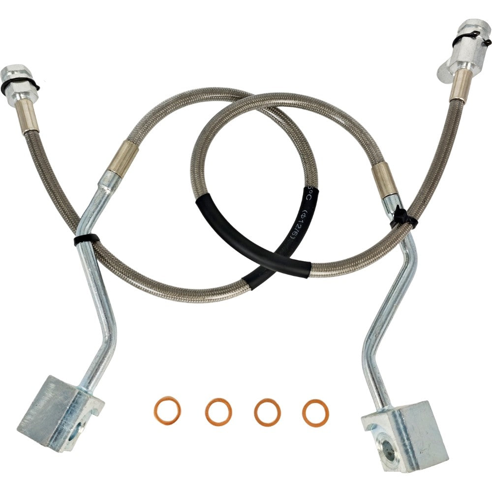 Extended Front Stainless Brake Lines 80-96 4WD for Ford F-150/Bronco 89310S