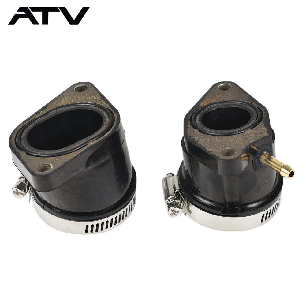 For 2001-2005 Yamaha Raptor 660 660r 2x Intake Manifold Carburetor Boots L & R