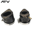 For 2001-2005 Yamaha Raptor 660 660r 2x Intake Manifold Carburetor Boots L & R
