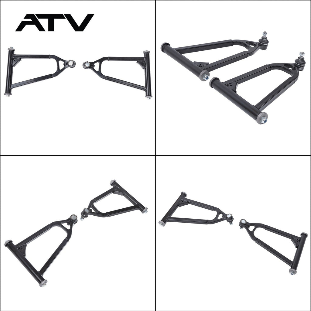 Black Front Upper Left & Right A-Arms 2006-2009 For Yamaha Raptor 700 YFM700R