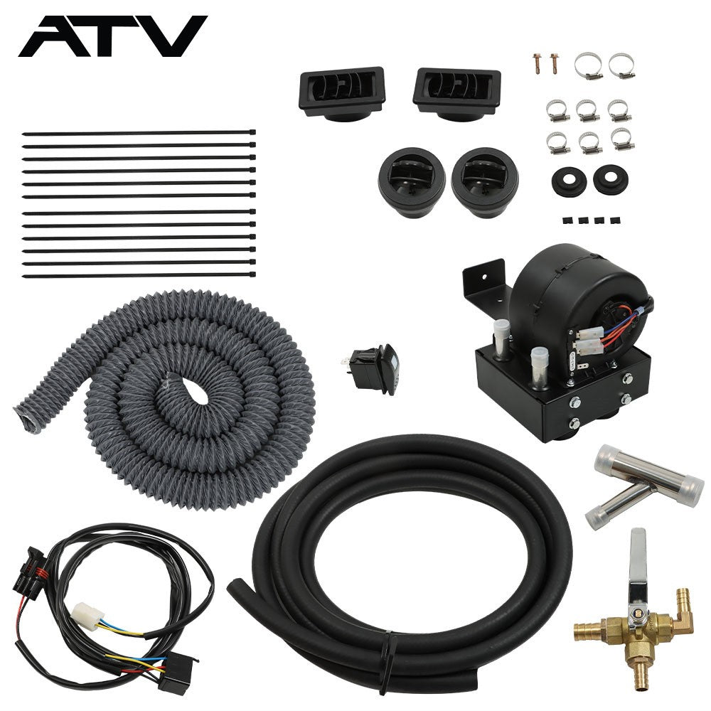 For Polaris Ranger XP 1000 ATV UTV Cab Heater Kit with Defrost (2018-Current)
