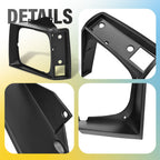 ABS Headlight Bezel Door Set For Chevrolet S10/GMC S15/S15 Jimmy 1982-1990 Pair