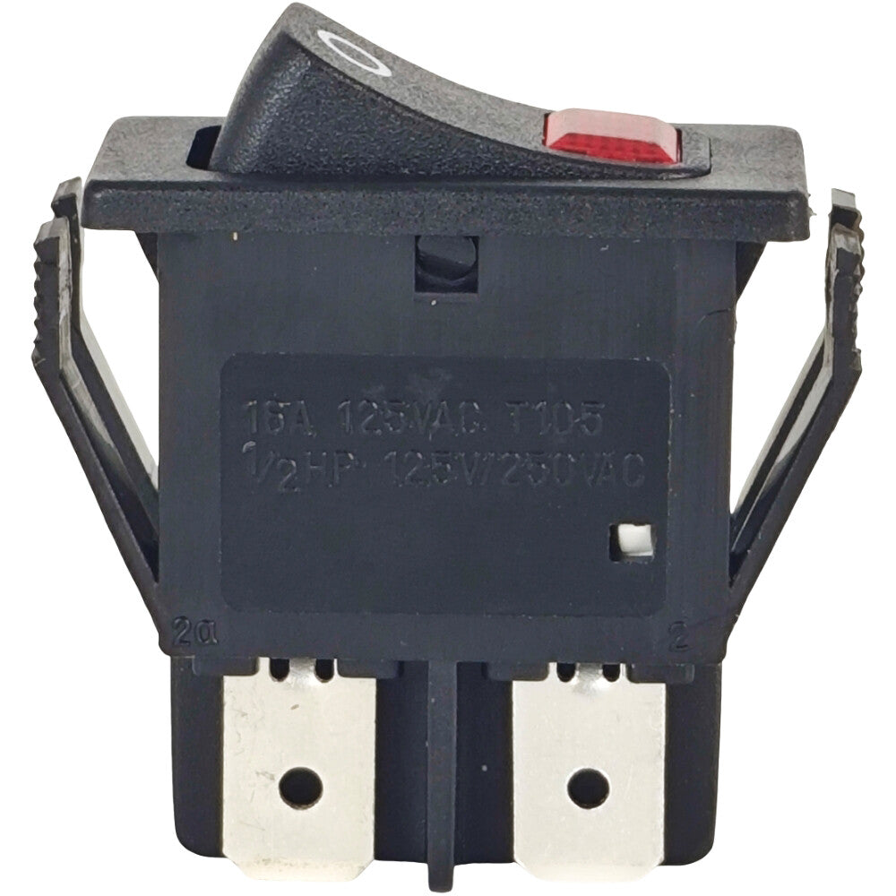 16A 125V Rocker Switch 02.19.080.00 for Hatco CDW-3N FDWD-1X FDWD-2X DPST