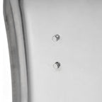 34"x24" stainless steel quarter fender kit pair universal truck w/ Support Tube