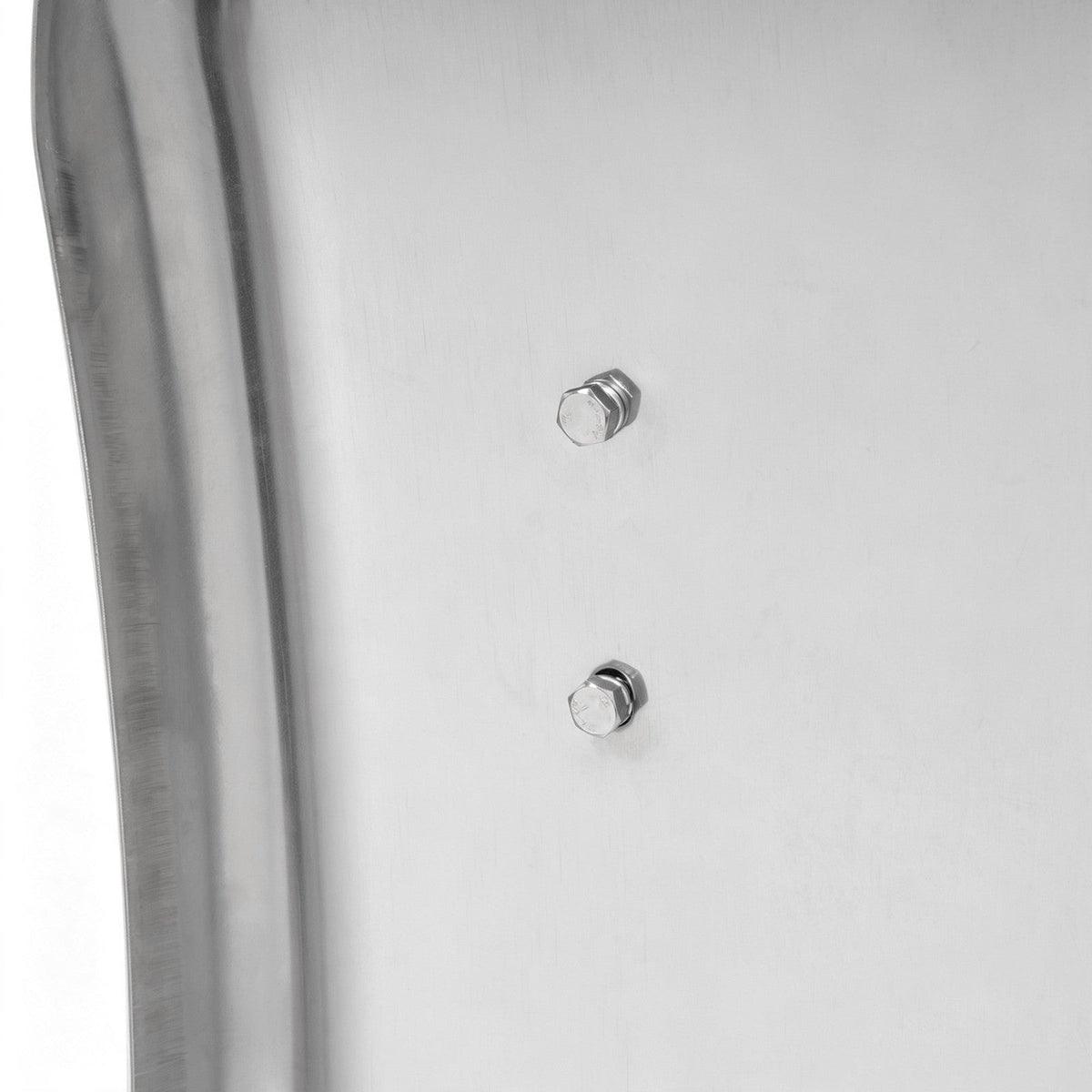 34"x24" stainless steel quarter fender kit pair universal truck w/ Support Tube