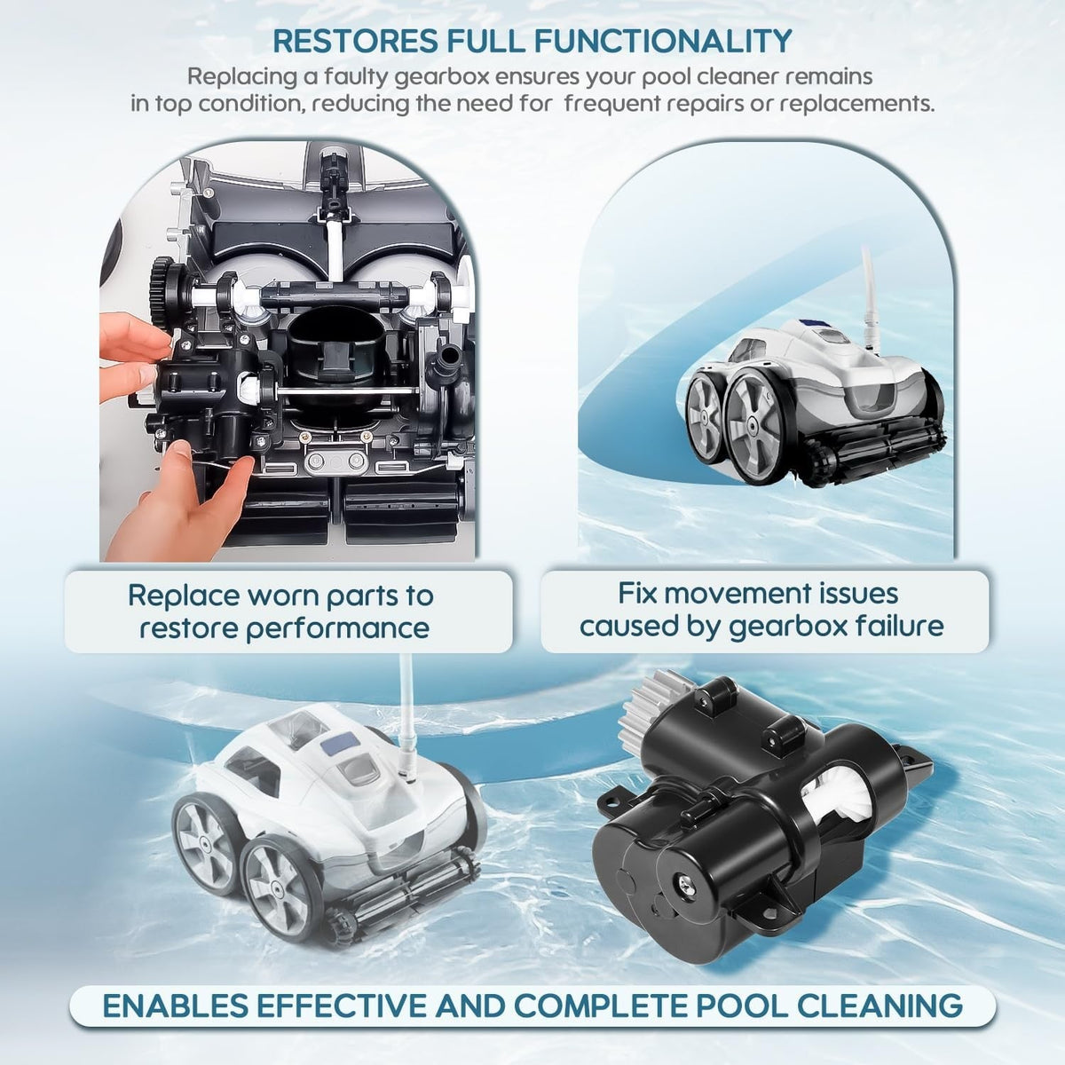 Replacement For Polaris Quattro P40/Sport Gearbox Assembly R0837300 Pool Cleaner