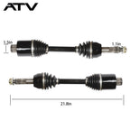 2 Rear Drive Shaft CV Axle for 2003-2006 Polaris Sportsman 700 Twin 400 450 800
