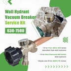2-Pack 630-7500 Vacuum Breaker Repair Kit for Mansfield 400/500 & Nibco 90 Valve