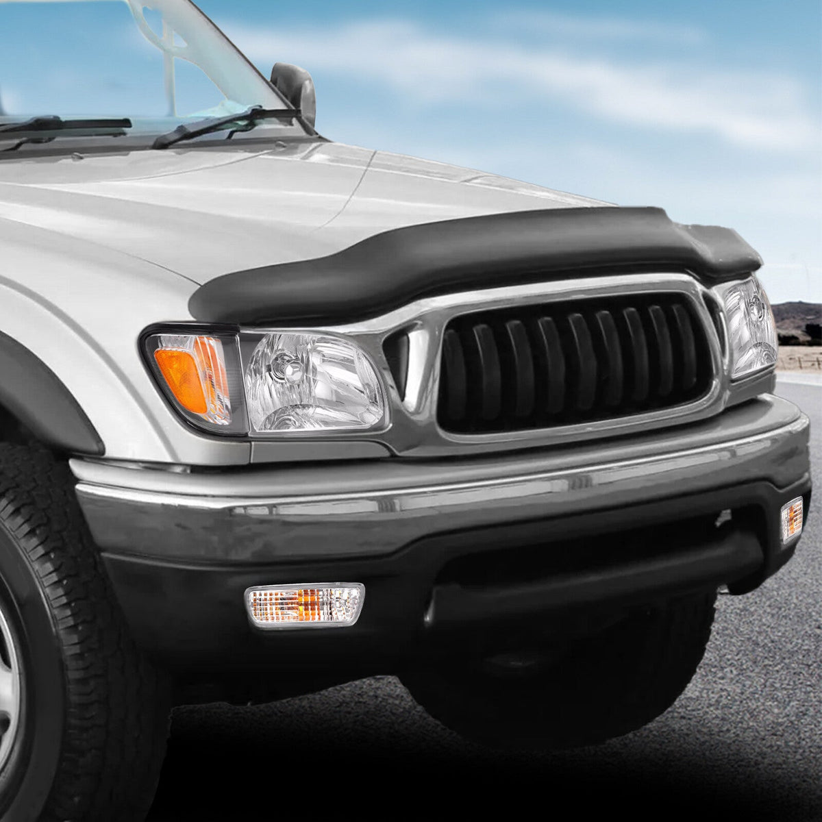 For Toyota Tacoma 2001-2004 Headlights Corner Signal Lights Bumper Lamp w/Bulbs