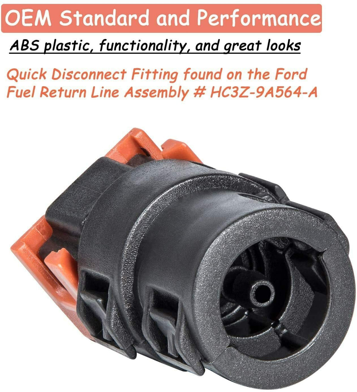 6.7L Fuel Filter Return Line Connector Fitting for Ford 6.7L / 3846 HC3Z-9A564-A