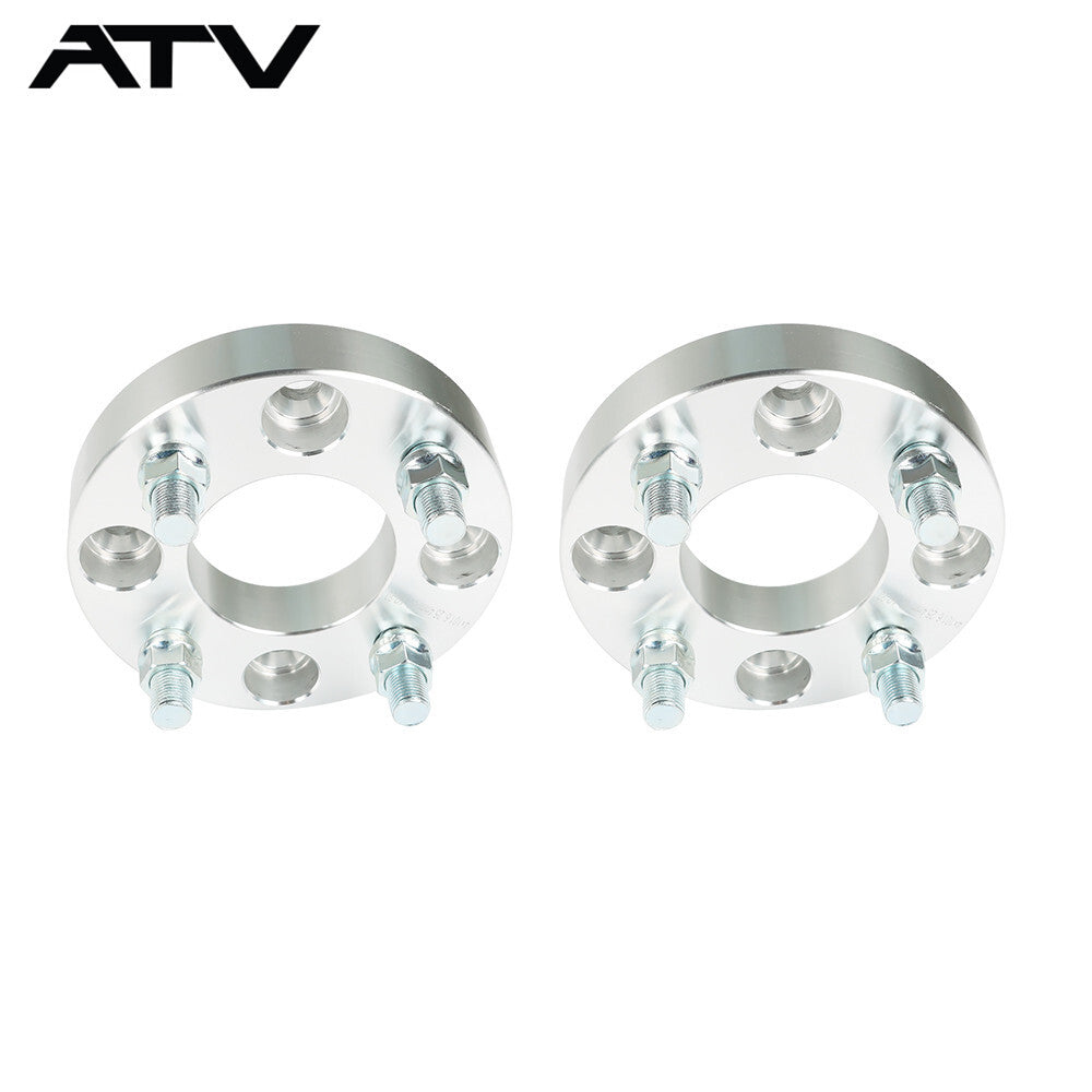 1" Wheel Spacers 4x4 4x101.6mm 1/2"x20 Studs For Golf Cart  GO Club Car ×2