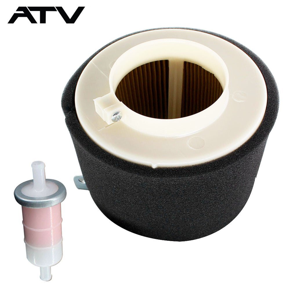 Air Filter+Fuel Filter Kit For Kawasaki Mule 500 520 550 600 2500 2520