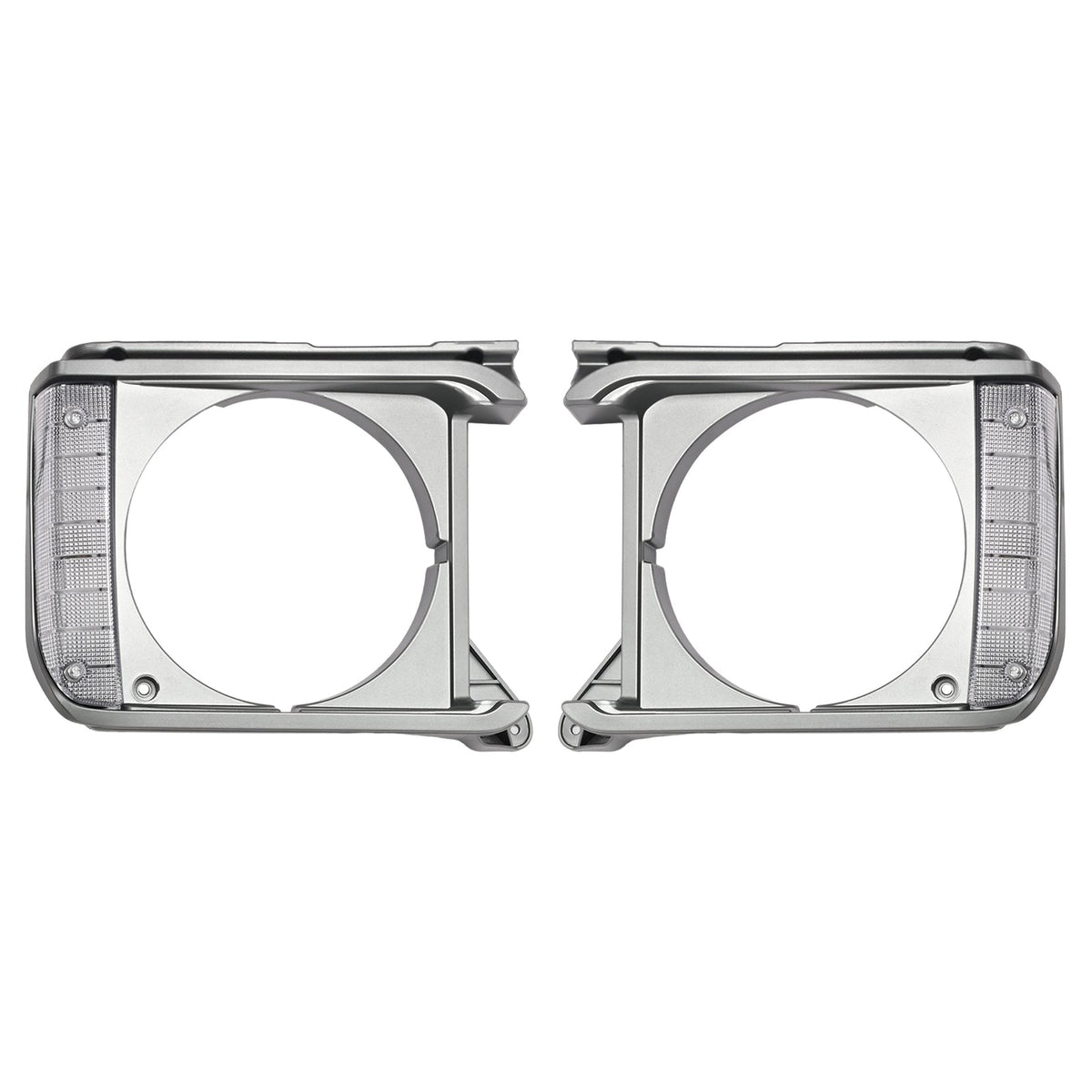 Gray Headlight Bezel Headlight Door Set For Toyota Pickup RWD 79-81 # 8161089105