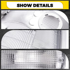Clear Corner Lights + Bumper Signal Lights For 1992-1995 Toyota Pickup 2WD