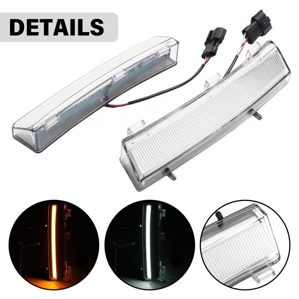 Switchback Clear Lens Turn Signal Lights Side Marker For Nissan 350Z LCI 06-09