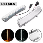 Switchback Clear Lens Turn Signal Lights Side Marker For Nissan 350Z LCI 06-09
