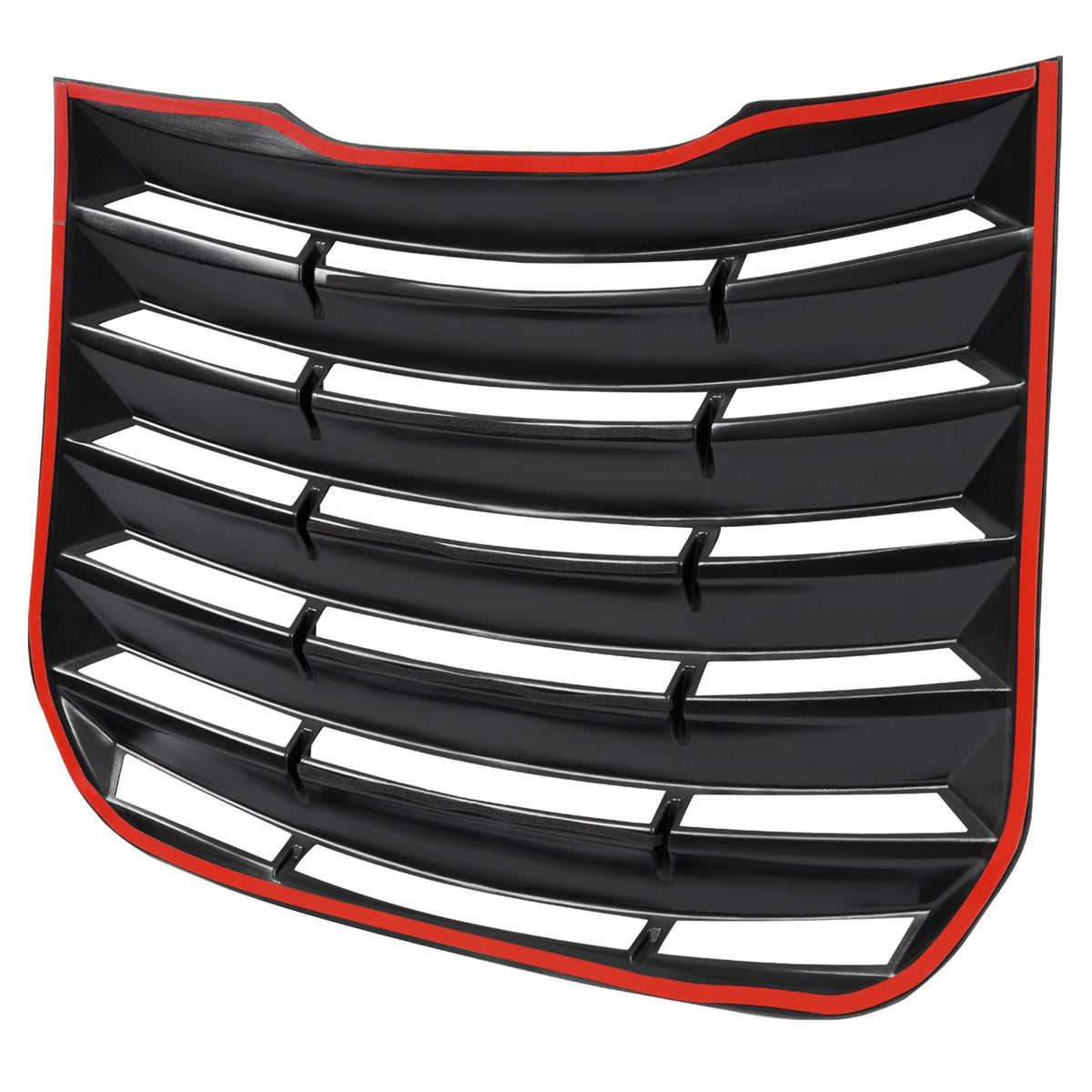 Matte Black Rear Window Louver Sun Shade Cover W/Tape For Ford Fusion 2013-2020
