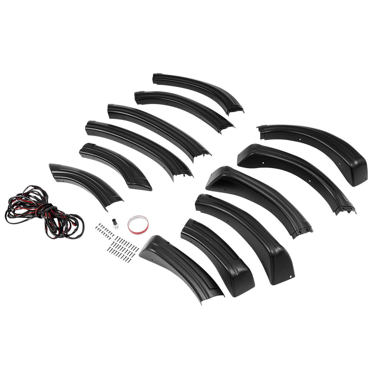 4pc Fender Flare Kit For Chevy Blazer 1995-2005 S10 1994-2003 Black PP W/O ZR2