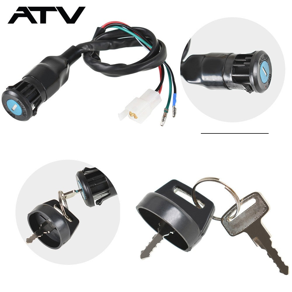 Ignition Key Switch For Honda Fourtrax 250 TRX250 2x4 1985 1986 1987