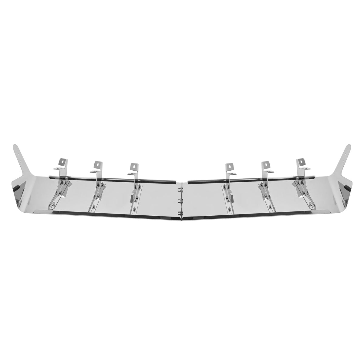 Fit Kenworth W900 T800 T600 84-98 Stainless Steel 13" Drop Visor Flat Windshield