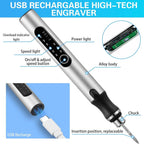 Cordless Electric Engraving Pen, Micro Polishing Pen, 33 Drill Bits