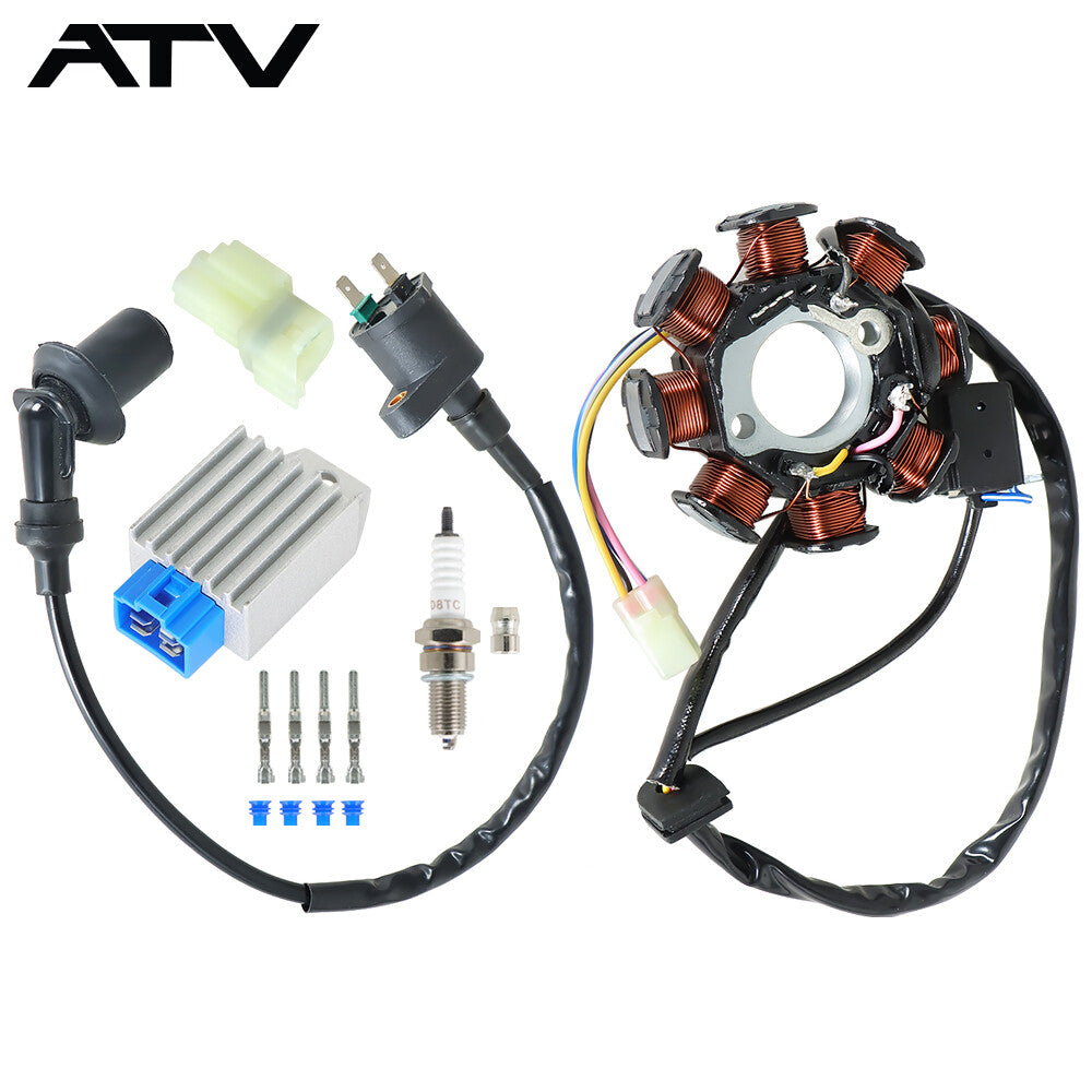 Ignition Coil Spark Plug Regulator Stator For Polaris Outlaw 90 Outlaw 50 07-15