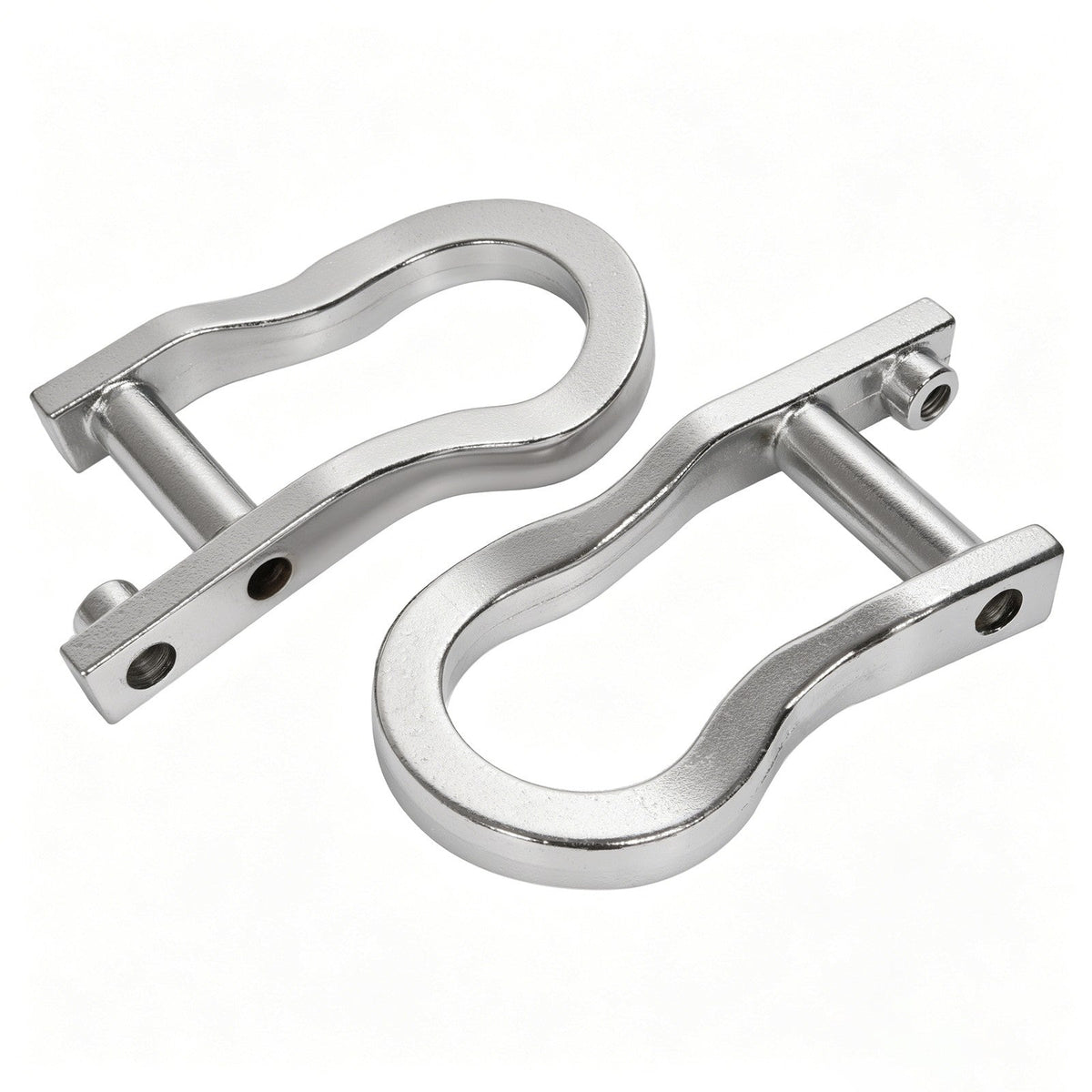 2Pcs Chrome Tow Hooks #84072462 For Chevrolet GMC Silverado Sierra 1500 2007-19