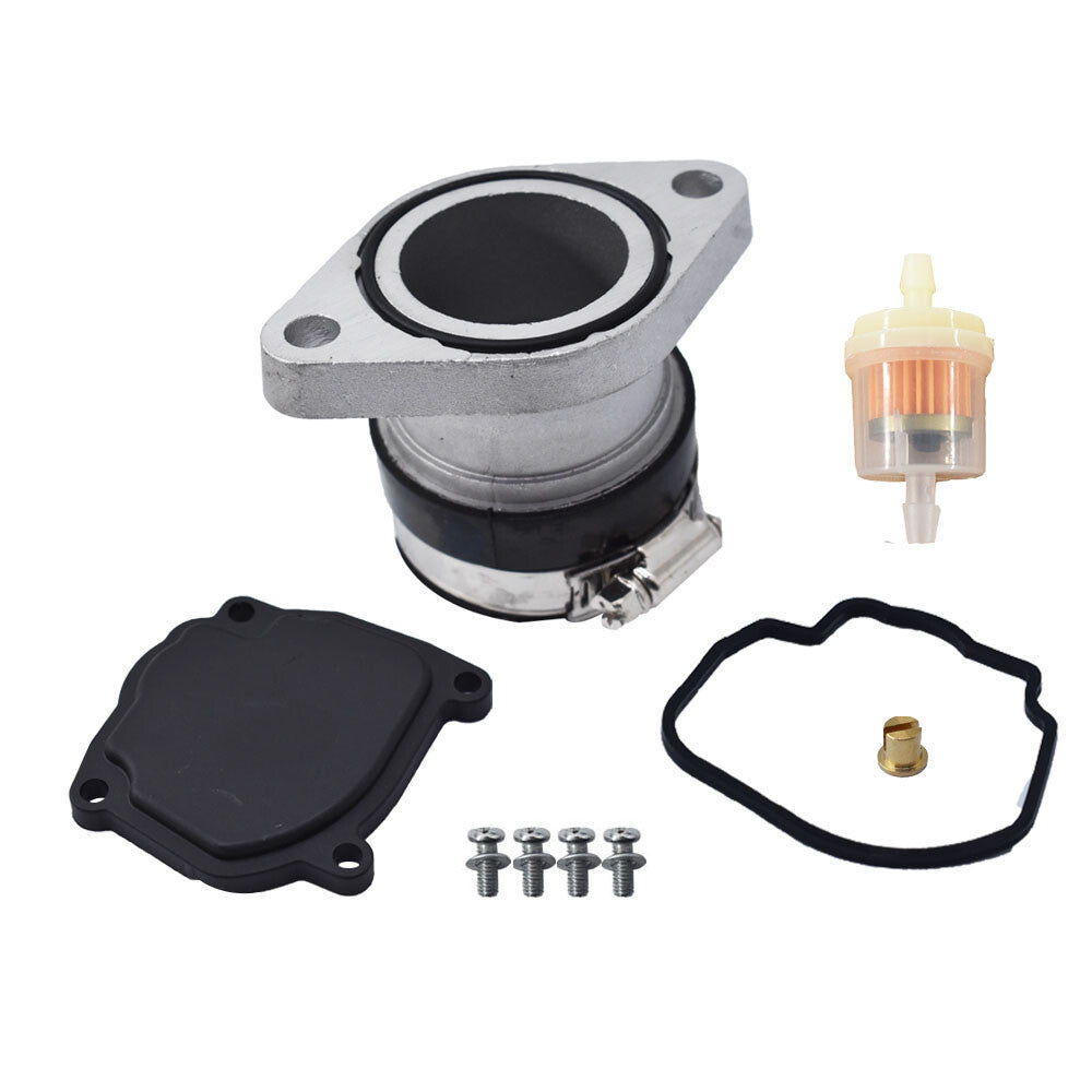 Carburetor W/ Intake Manifold Boot For Yamaha Big Bear Wolverine 350 YFM350 USA