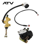 For Yamaha Blaster 200 YFS200 Rear Brake Master Cylinder Caliper & Hose Assy US