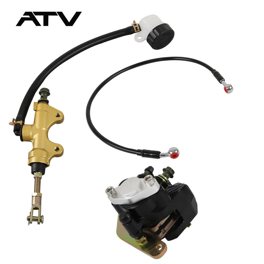 For Yamaha Blaster 200 YFS200 Rear Brake Master Cylinder Caliper & Hose Assy US